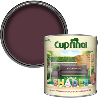 Cuprinol Garden Shades Paint - Summer Damson - 2.5 Litre
