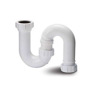 Polypipe WT57 - Tubular Swivel Trap 'P' 40mm - 75mm Seal