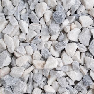 Long Rake Spar Polar Ice Chippings - 20mm - Bulk Bag