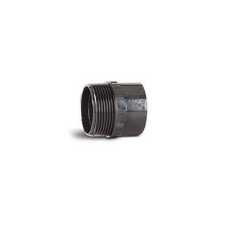WS47B - Adaptor (Male Iron) 40mm. Black