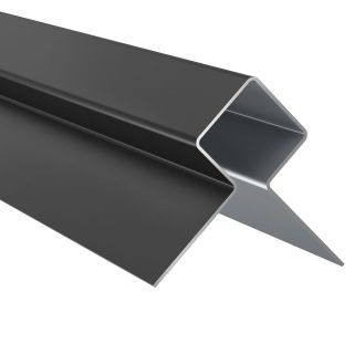 James Hardie External Metal Trim - Midnight Black - 3000mm Long