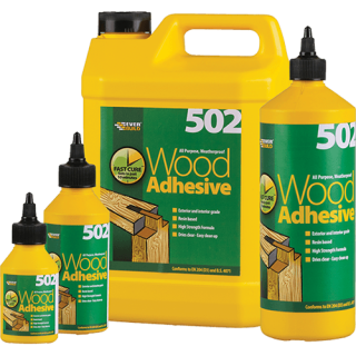 Everbuild 502 Waterproof Wood Adhesive - 250 ml