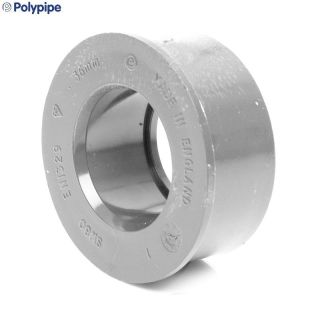 Polypipe Soil Boss Solvent Adaptor 32mm Grey - SW80G