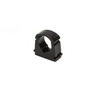Talon Hinged Pipe Clip 22mm - Black