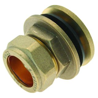 EP Compact Compression Flanged Tank Connector 22mm