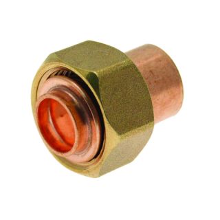 EP Atomic End Feed Tap Connector Straight 22mm x 3/4