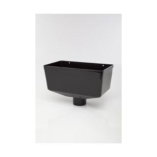 Polypipe Rain Water Hopper Medium 68mm Black Plastic
