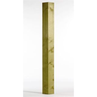 Green Treated Fence Post - Soft Wood - 6 x 6 x 8'