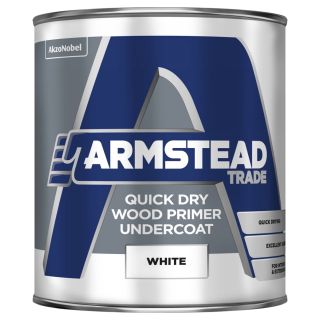 Armstead Trade Quick Dry Wood Primer Undercoat - 1 Litre