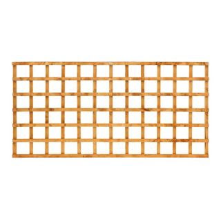 Grange Heavy Duty Square Trellis - 6' x 3' - Golden Brown