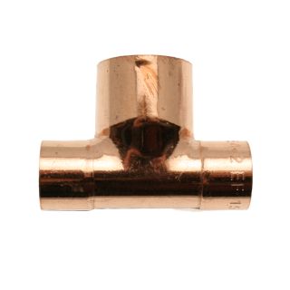 EP Atomic End Feed Reducing Tee Both Ends 22mm x 22mm x 28mm