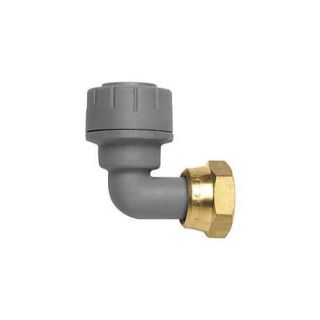 Polypipe PB1715 - Bent Tap Connector 15mm x 1/2” (Brass Connecting Nut)