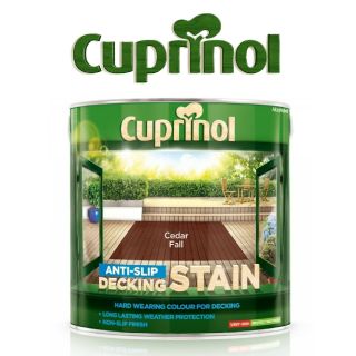 Cuprinol Anti-slip Decking Stain - Cedar Fall 2.5 Litre 5092618