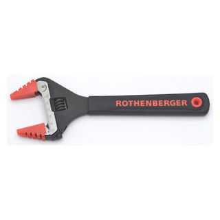 Rothenberger 70460 Adjustable Wide Jaw Wrench with Soft Jaw Protector 8