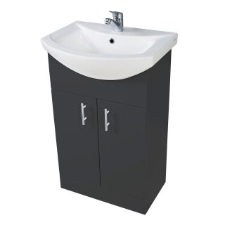 Wyndam WYN-CLO-010 Clova Basin Unit (Unit Only) - Anthracite - 550mm