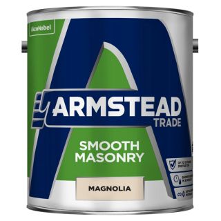 Armstead Trade Smooth Masonry Paint - Magnolia - 5 Litre