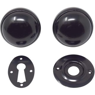 Dale Hardware YES-RK-BL Yale Essentials Black Rim Knob
