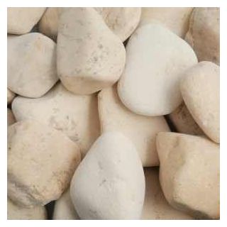 Long Rake Spar White Cotswold Cobbles - 40-90mm - 20kg Bag