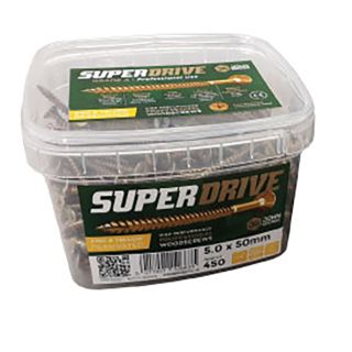 4.0 x 40mm CSK Recessed Super Drive Screws - Tub of 850
