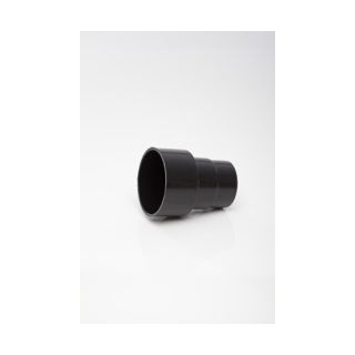 Polypipe Rain Water Pipe Adaptor 68mm Black Plastic