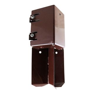 Taurus Concrete In Shoe - Bolt Secure - Oxide Red - 100mm