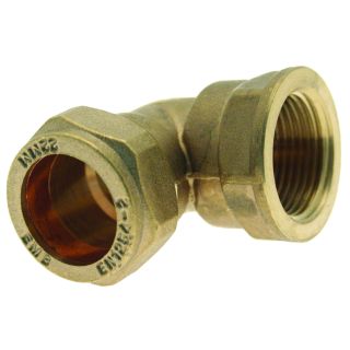 EP Compact Compression Elbow Female 28mm x 1