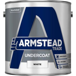 Armstead Trade Undercoat Paint - White - 5 Litre