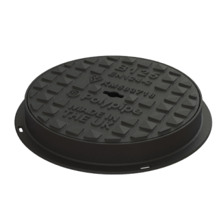 Polypipe Underground Drainage 320mm Ductile Iron Cover & Frame 320mm
