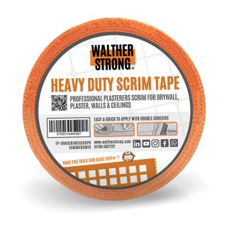 Walther Strong Heavy Duty Orange Scrim Tape - 50mm x 90m