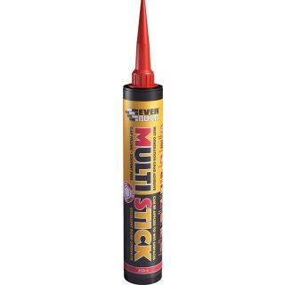 Everbuild Multi Stick Solvent-Free Grab Adhesive - White - 350ml