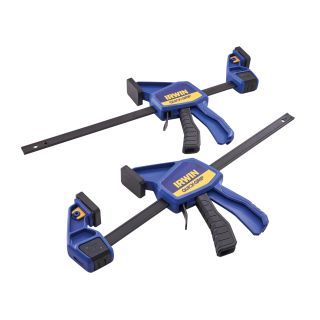 Irwin Quick Grip 300mm (12in) Quick Change Bar Clamp Twin Pack