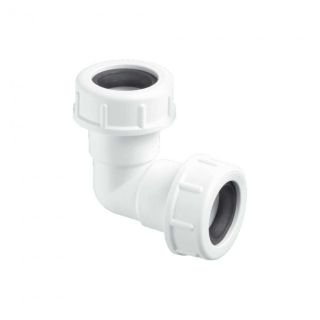 McAlpine 372R2M Universal Compression Overflow 90 Degree Bend 3/4