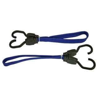 Faithfull Flat Bungee Cords - 460mm - Blue