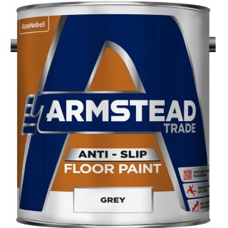 Armstead Trade Anti Slip Floor Paint - Red - 5 Litre