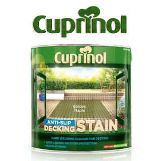 Cuprinol Anti-slip Decking Stain - Golden Maple 2.5 Litre 5083465
