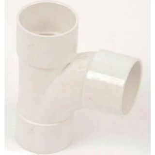 Polypipe Solvent Waste Tee 92.5 Deg 50mm - White