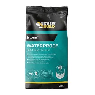 Everbuild Jetcem Waterproof Rapid Set Repair Cement - 3Kg