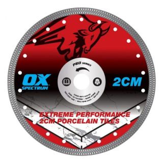 Ox Tools - Spectrum Extreme Porcelain Cutting Blade - 2CM - 200/25/22.23mm