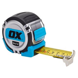 Ox Pro Heavy Duty Metric/Imperial Tape Measure - 5m