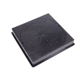 Polypropylene SQ Framed Self Leveling Man Hole Cover - 460mm