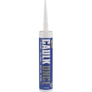Everbuild Caulk Once Professional Decorators Caulk - White - 295ml