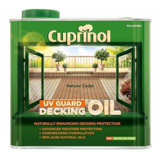 Cuprinol UV Guard Decking Oil - Natural - 5 Litre