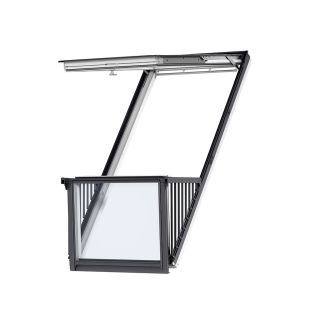 VELUX GDL MK19 White Painted Cabrio® Roof Balcony System 780 x 2520mm 