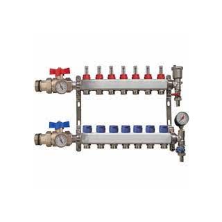 PB12757 - 15mm Stainless Steel Manifold Push-fit (now with Auto Balancing Technology) 7 Port