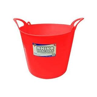 Rhino Flexi Tub - Red - 26 Litre