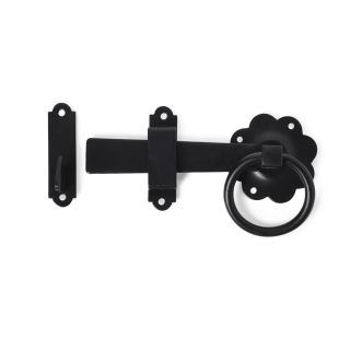 Dale Hardware DP006187 Black Japanned Ring Gate Latch 152mm