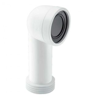 McAlpine 364WCCON8 90 Degree Bend Adjustable Length Rigid Pan Connector Outlet 4in/110mm