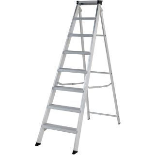Youngman / Werner Mastertrade Aluminium Builders Stepladder- 8 Tread