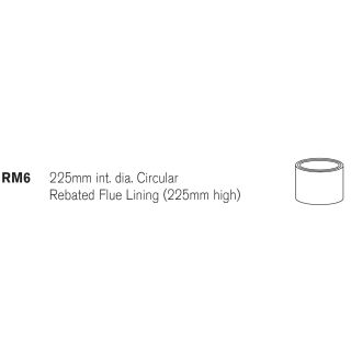Redbank High Rebated Class 1 Concrete Flue Liner 225mm x 225mm