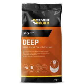 Everbuild JetCem Deep Rapid Repair - Sand & Cement - 2 Kg